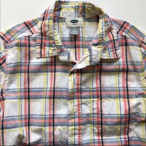 Old Navy Plaid Boys shirt size 8